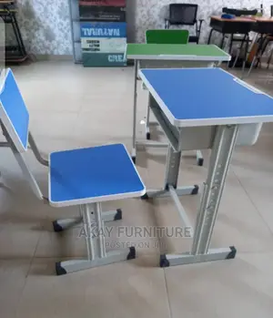 Blue School Chair and Table