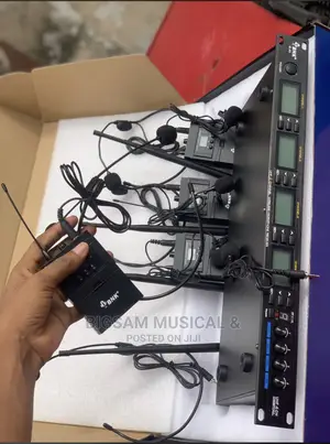 4-Channel Professional Uhf Lapel/Lavalier Headset Wireless