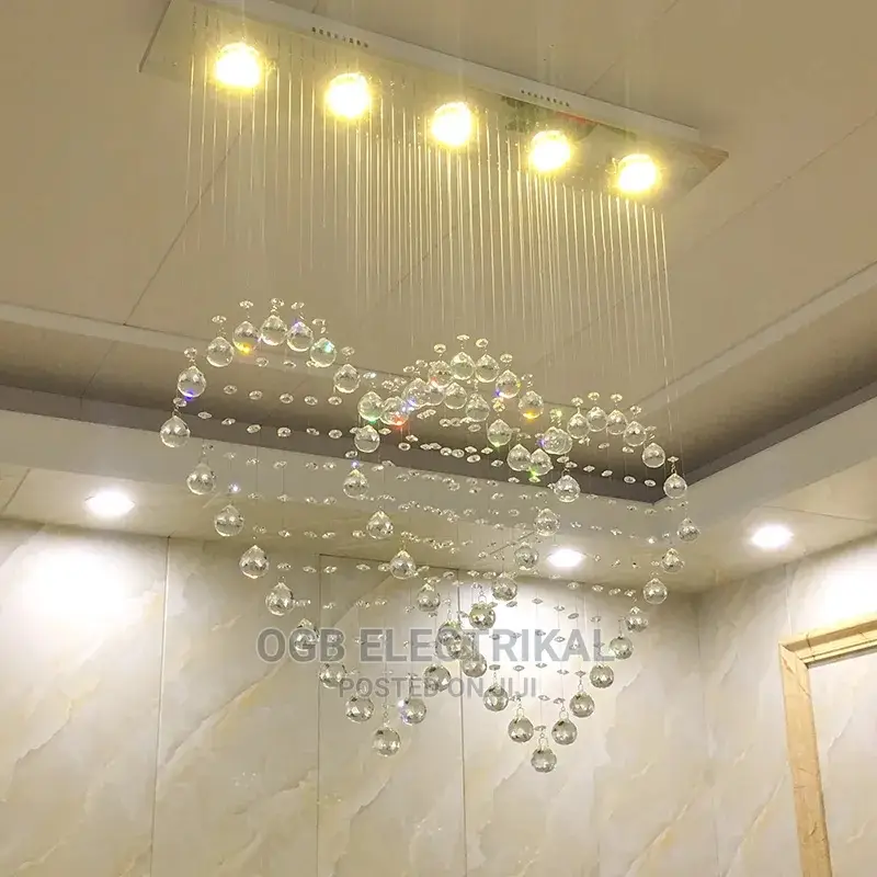 Warm Crystal Chandelier
