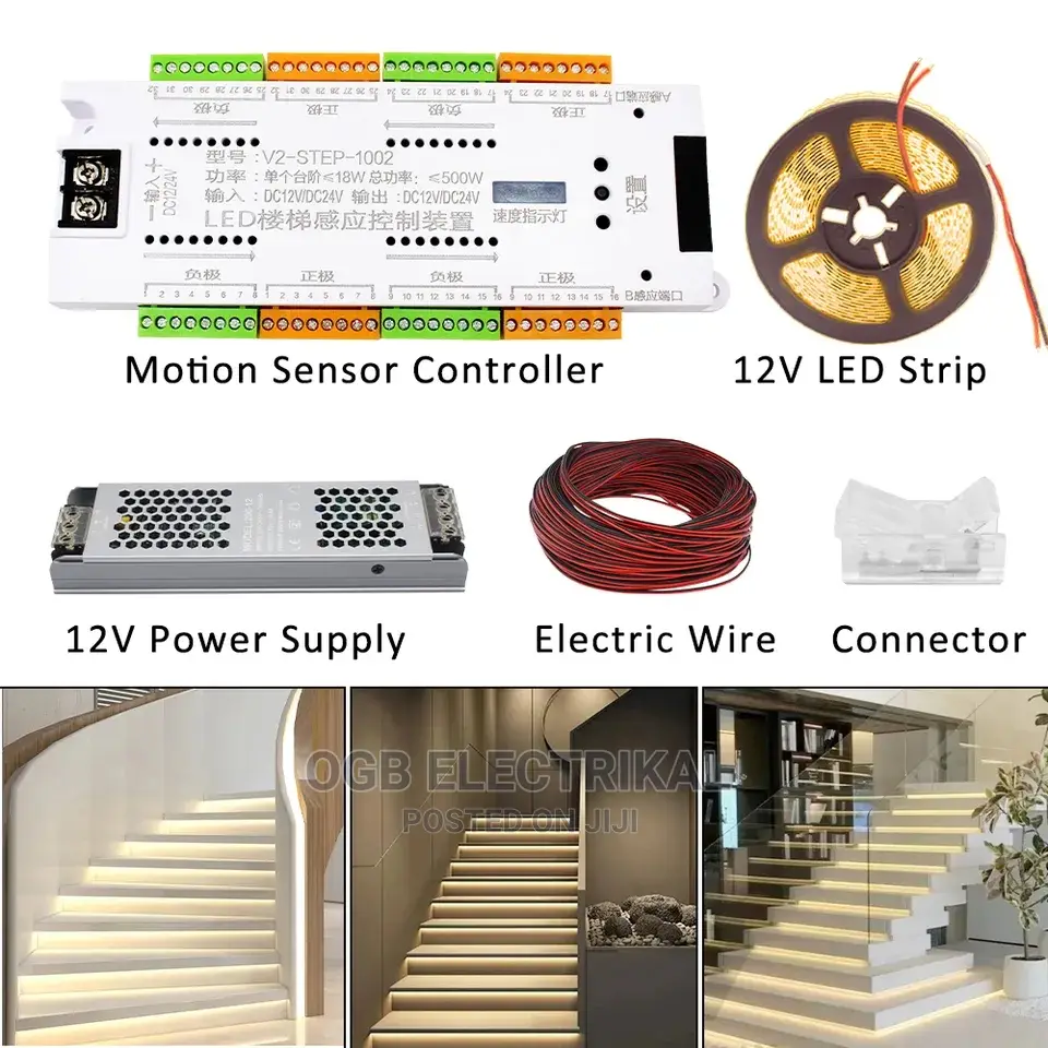 LED Motion Sensor Stair Light