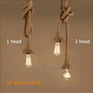 Hemp Rope Pendant Light