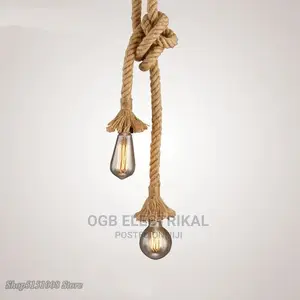 Hemp Rope Pendant Light