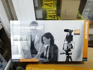 Broadcasting Microphone With 50' Tripod Vlogging Video Kit