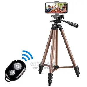 Phone and Camera Tripod With Remote