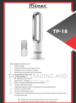 Bladeless Electric Fan