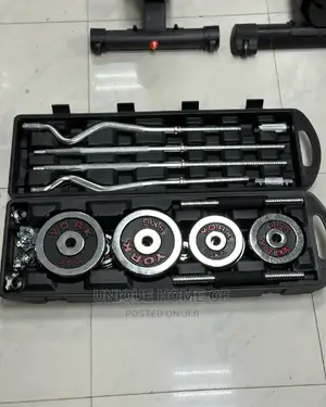 55kg Chrome Barbell Set
