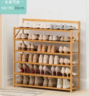 6 Steps Layers Wooden Shoe Rack