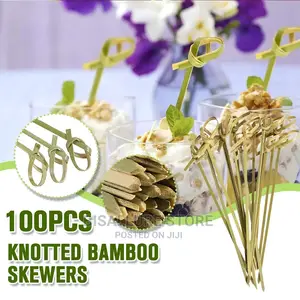 Disposable Tie Knot Bamboo Skewer -100pieces