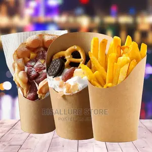 French Fry And Desert Paper Cup- 50 Pieces