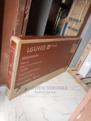 Advanced LG 65" Smart Uihd TV With Frameless Cabinet