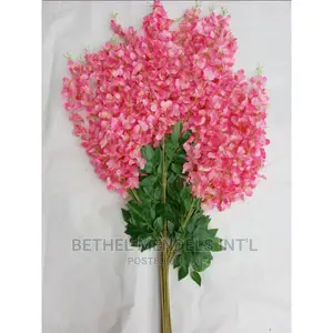 Artificial Flowers | Fake Pink Wisteria Available in Abuja