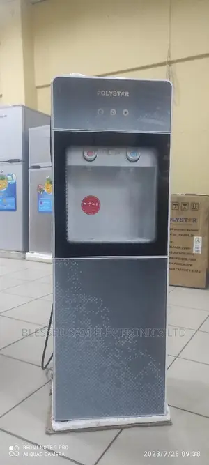 Polystar Hot and Cool Water Dispenser With Fridge Top Loader