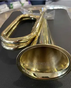 A Military Professional Bugle Wood Wind Instruments Gold