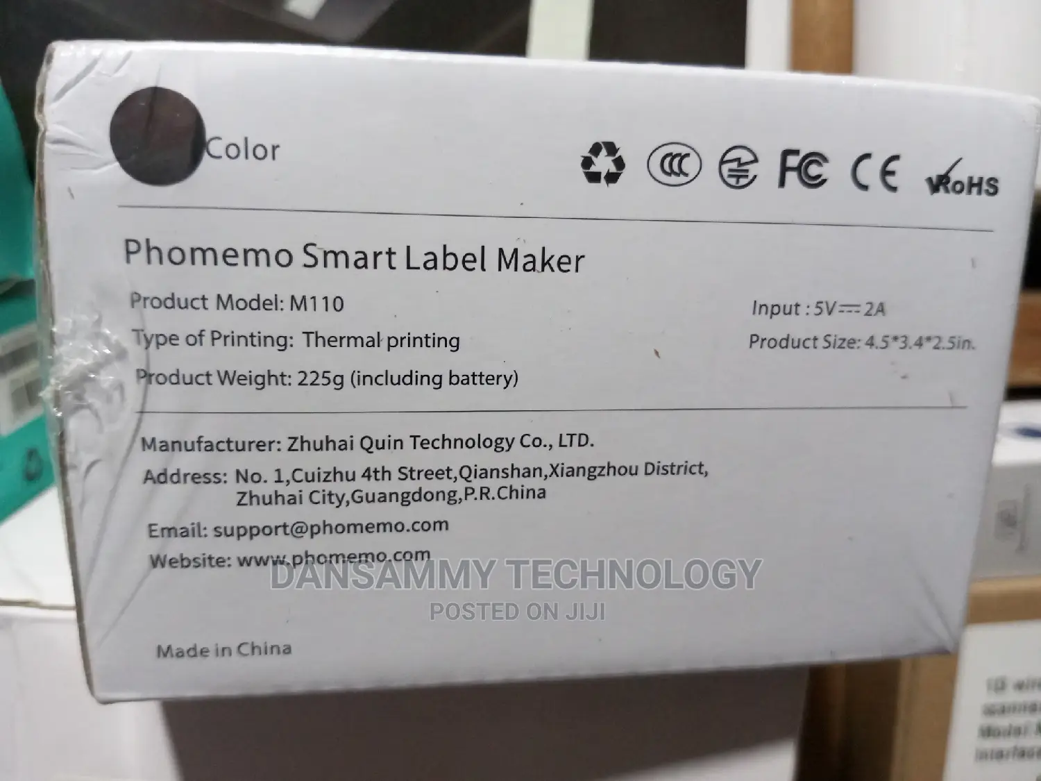M110series Label Maker Mobile Printer
