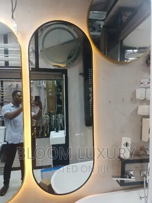 3 Color Framed LED Salon Mirror