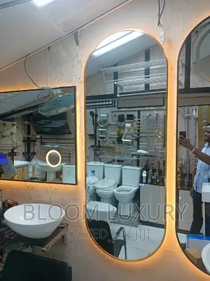 3 Color Framed LED Salon Mirror