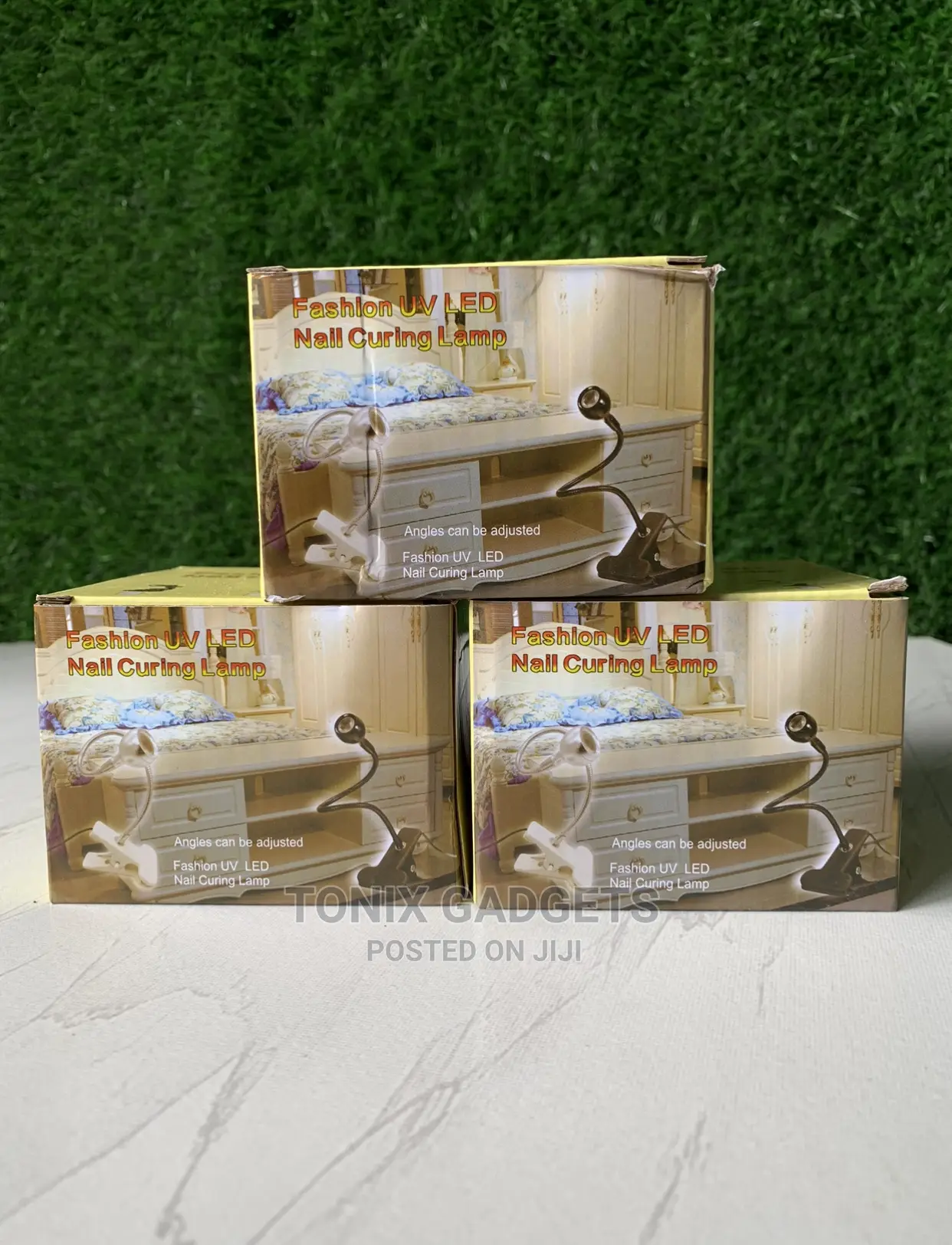 Foldable Lamp With Grip for Table and Other Surfaces
