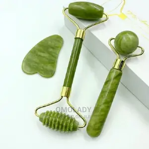 Facial Massage Jade Roller Gua Sha Slimming Face Beauty Tool