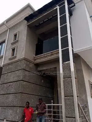 Dark Grey Glass Balcony Burification