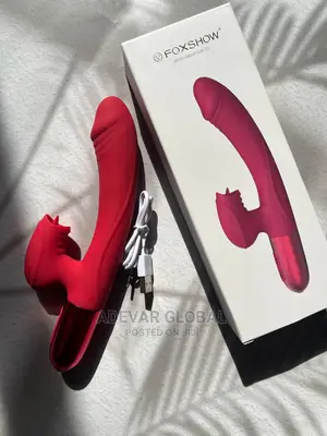 Foxshow Cute Clitoris Licking Rabbit Vibrator Women Sex Toy