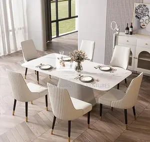 Turkey Marble Dining Set by 6.