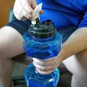 Rainbow Dumbell Shaped Water Bottle