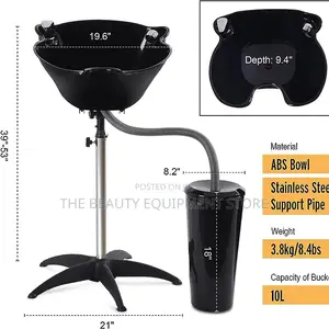 Portable Shampoo Bowl With 10L Bucket