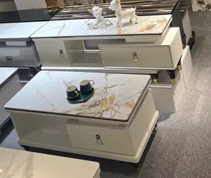 Quality Marble Top Center Table And Tv Stand