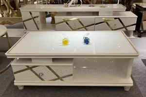 Double Drawers TV Stand and Center Table