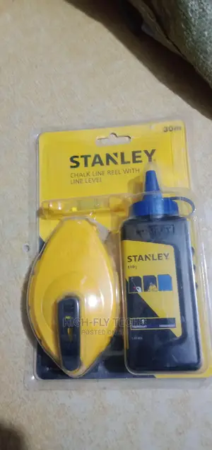 Stanley 30m Chalk Line Reel With Line Level