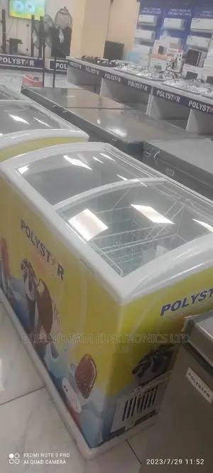 New >Polystar 303L Display Chiller Freezer Double Door 2yrs