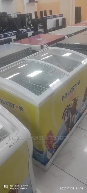 Polystar Display Chiller 303L Double Door Fast Cooling