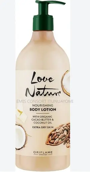 Love Nature Organic Cacao Butter and Coconut Oil