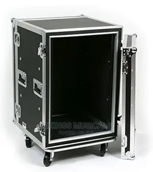 Amplifier And Mixers Rack 16 Units Closed