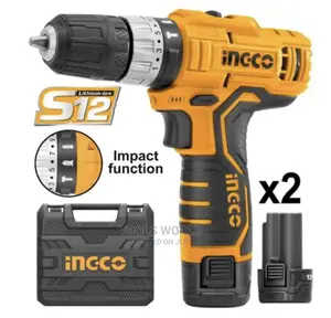 Ingco CIDLI1232 12V Cordless Li-Ion Impact Drill 12V