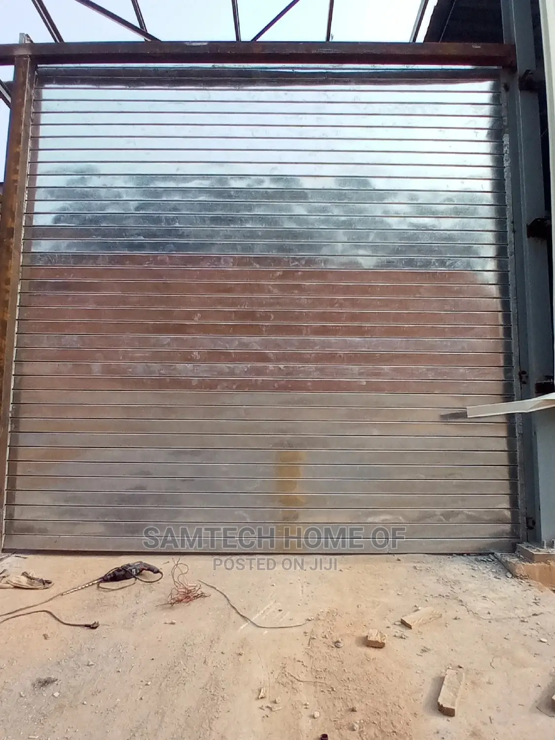 Manual/Automatic Roller Shutter Doors With Automatic Gates