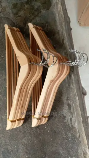 Neat Brand New Wooden Clothes Hangers