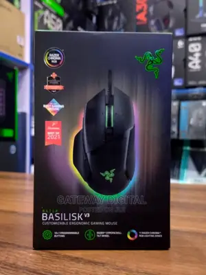 Razer Basilisk V3 Customizable Ergonomic Gaming Mouse: