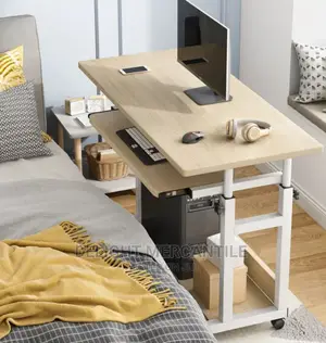 Adjustable Laptop Table With Wheel