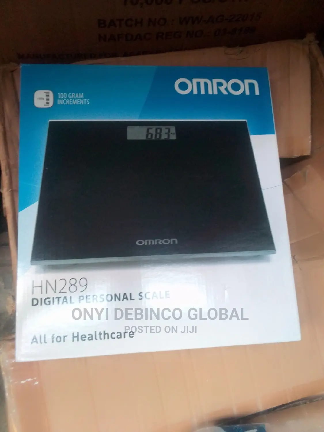 Omron Automatic Digital Weighing Scale. 4 Sensor Technology