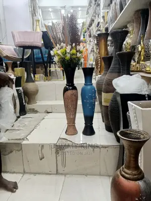 Art Decoration Polished Wood Belle Flower Vase Large Size