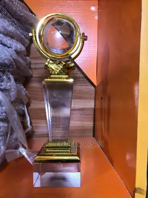 Trophy Glass Award Plaque Z43