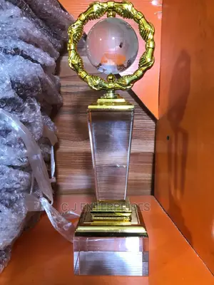 Trophy Glass Award Plaque Z32
