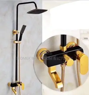 Standing Shower (Gold And Black)
