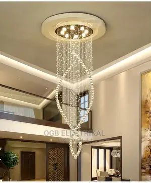 Stairs LED Crystal Chandelier