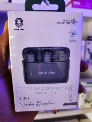 Green Lion 2 in 1 Wireless Microphone With Noise Reduction