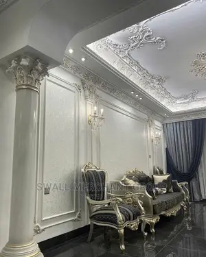 Decorative Wall Trimming and Pop Installation Wall Design