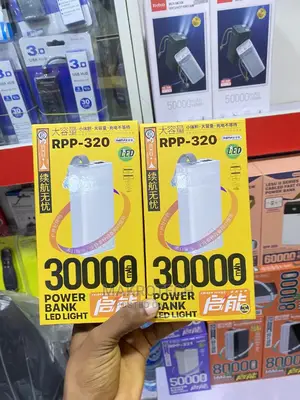 Remax Powerbank Led/RPP-320 30000mah 20w+22.5w Fast Charging