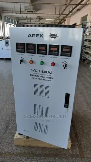 Apex 80kva Servo 3phase Industrial Stabilizer
