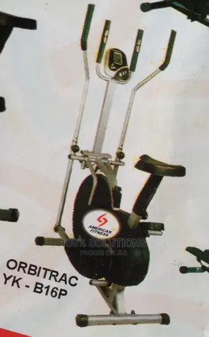 American Fitness Exercise Bike/Orbitra Twister and Dumbbell